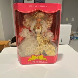 Barbie Special Edition Doll in Gold and White Gown